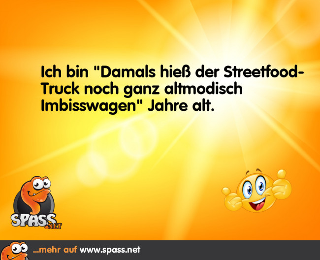 Vom Imbiss zum Street Food Lustige Bilder auf