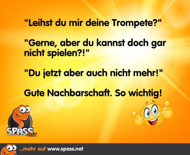 Eine gute Nachbarschaft Lustige Bilder auf
