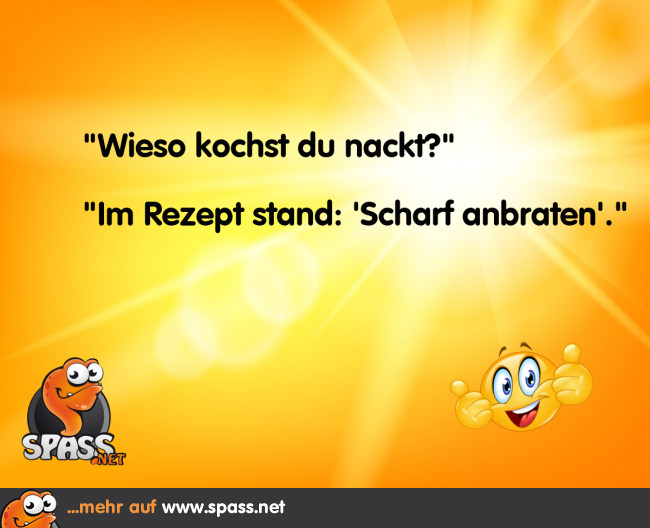 Scharf angebraten Lustige Bilder auf