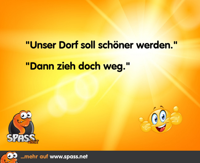 Schönes Dorf Lustige Bilder auf