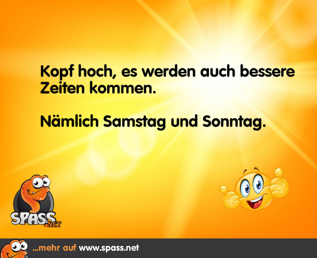 Bald ist Wochenende Lustige Bilder auf