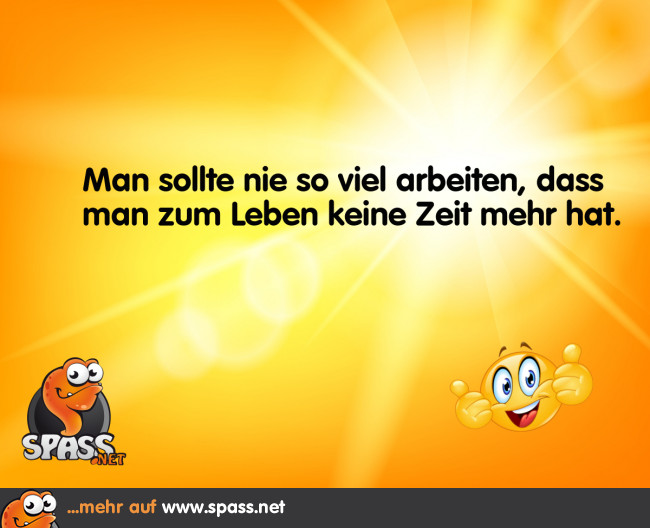 Achte auf die Work-Life-Balance! | Lustige Bilder auf Spass.net