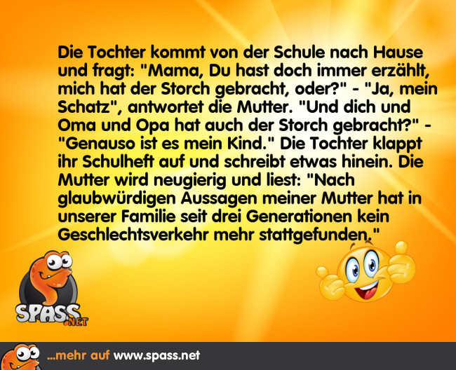 Nachwuchs vom Storch Lustige Bilder auf