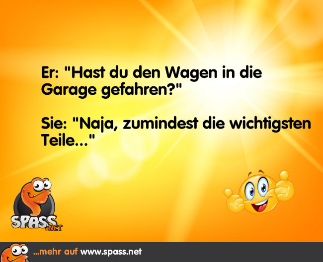 Teilweise eingeparkt Lustige Bilder auf