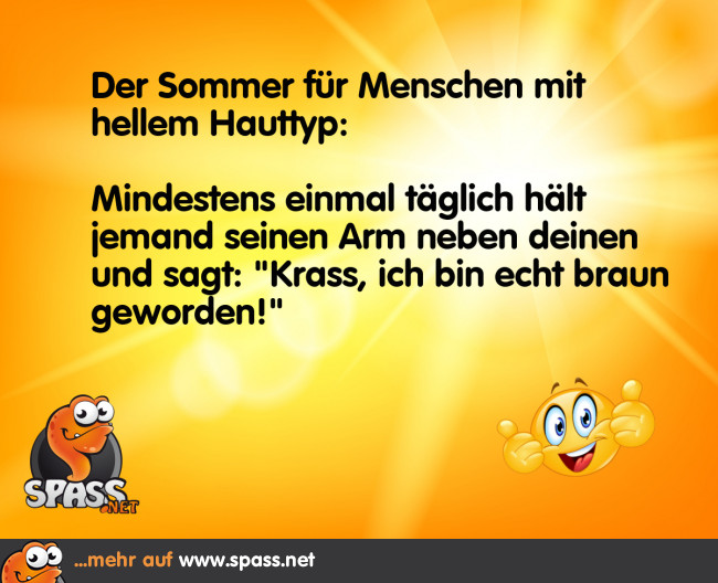 Bräunungsgrad Lustige Bilder auf