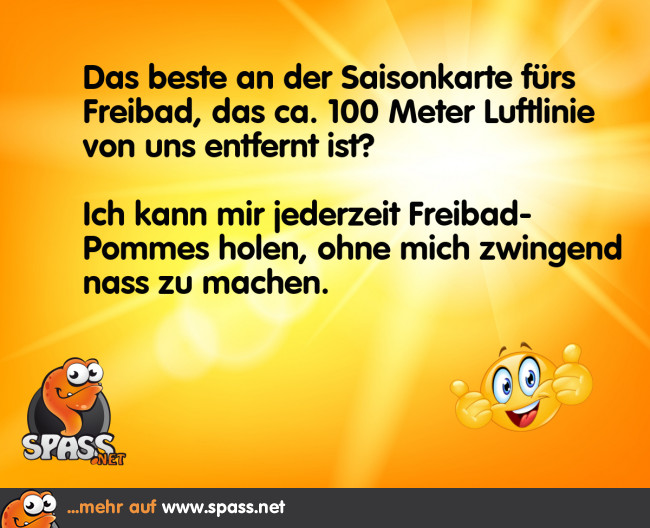 SchwimmbadPommes Lustige Bilder auf