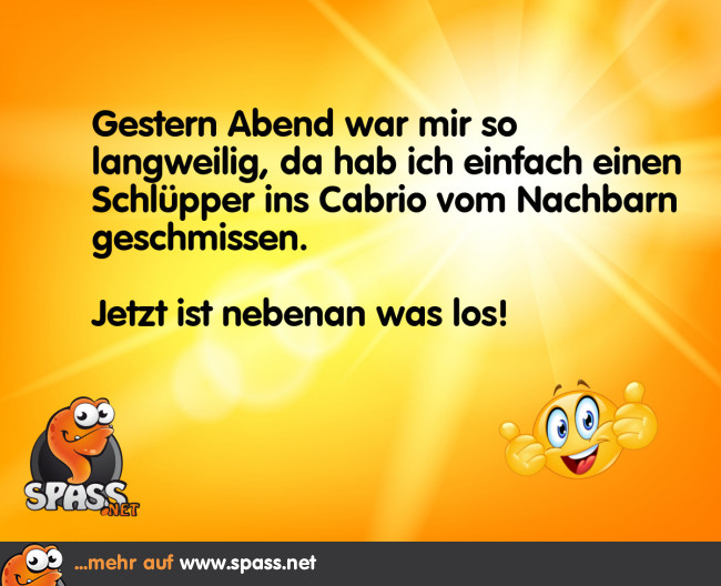 Schlüpper im Cabrio Lustige Bilder auf