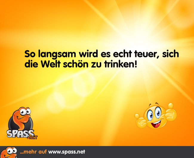 So viel kann man gar nicht trinken… Lustige Bilder auf