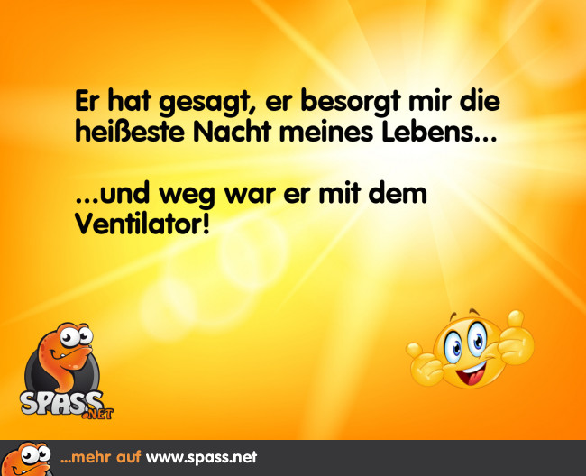Eine heisse Nacht Lustige Bilder auf