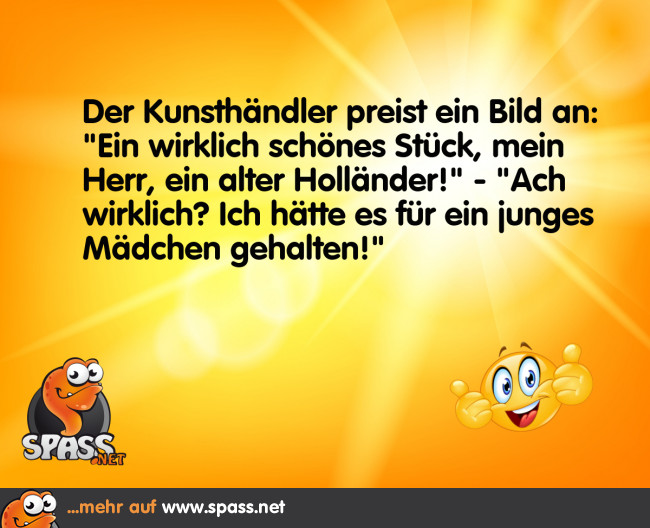 Ein alter Holländer Lustige Bilder auf