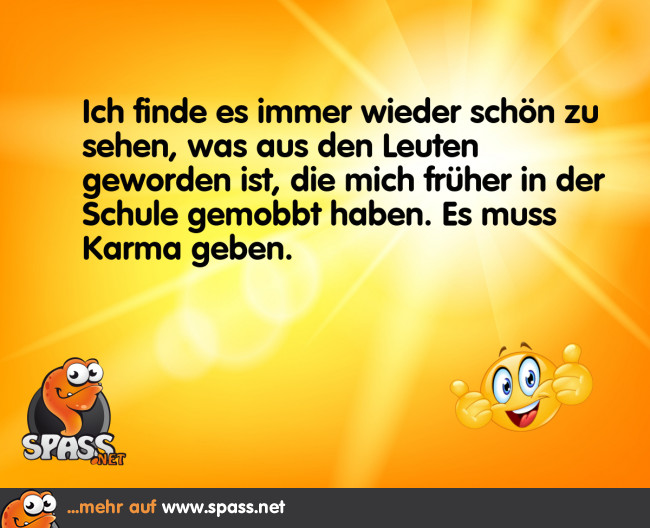 Manchmal gibt es Karma doch Lustige Bilder auf