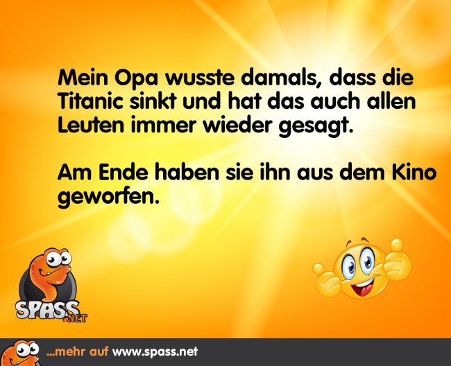 Opa wusste es Lustige Bilder auf