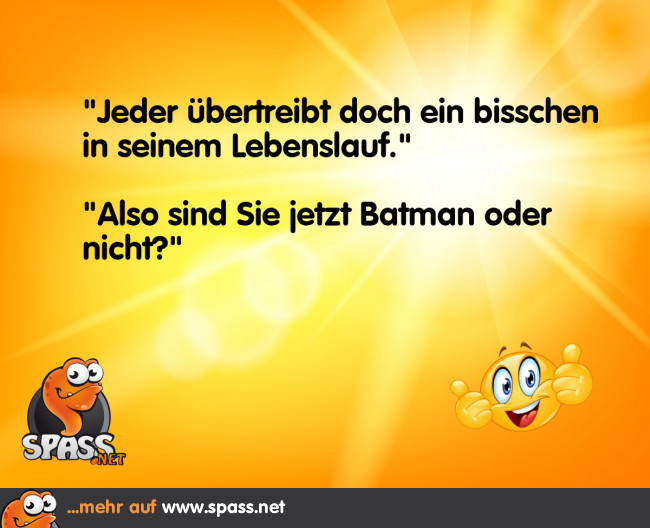Eine kleine Übertreibung Lustige Bilder auf