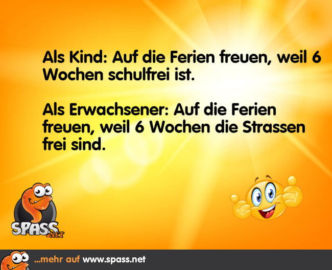 Sommerferienzeit Lustige Bilder auf
