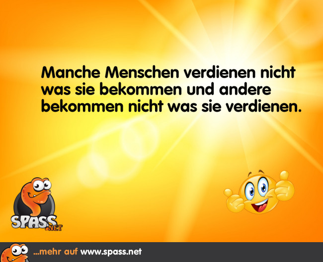 Manchmal ist die Welt ungerecht Lustige Bilder auf
