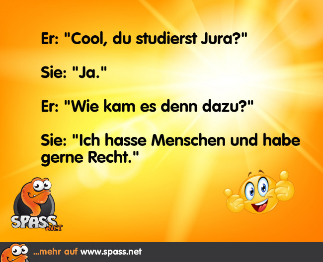 Warum man Jura studiert Lustige Bilder auf