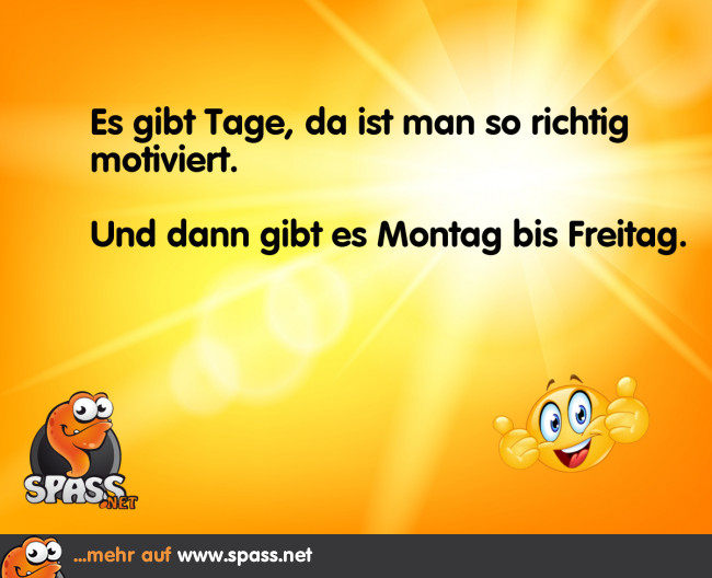 Freude auf’s Wochenende Lustige Bilder auf
