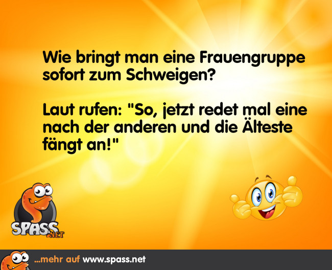 Schweigende Frauen Lustige Bilder auf