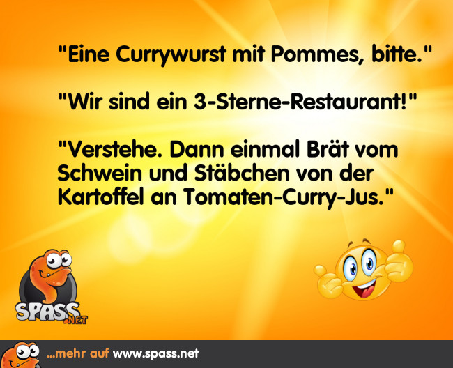 3SterneCurrywurst Lustige Bilder auf