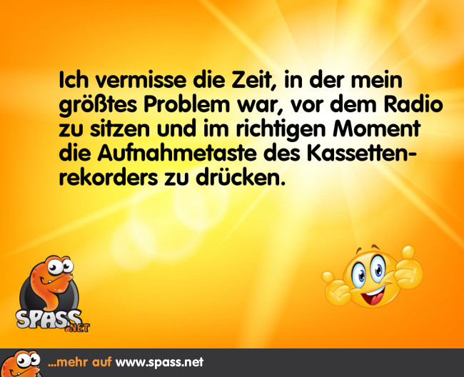 Probleme aus vergangenener Zeit | Lustige Bilder auf Spass.net