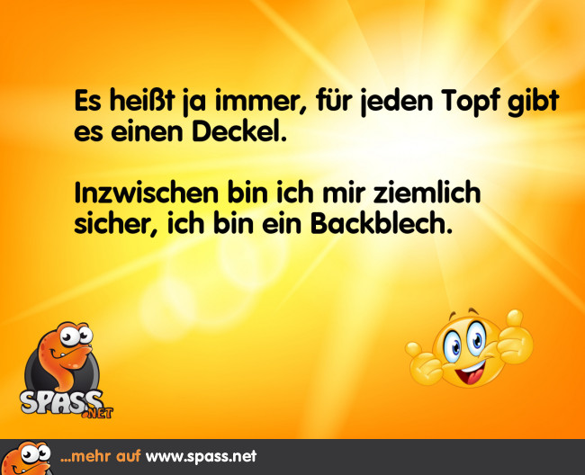 Blech ohne Deckel Lustige Bilder auf
