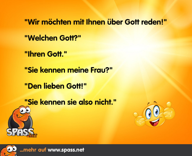 Der liebe Gott Lustige Bilder auf