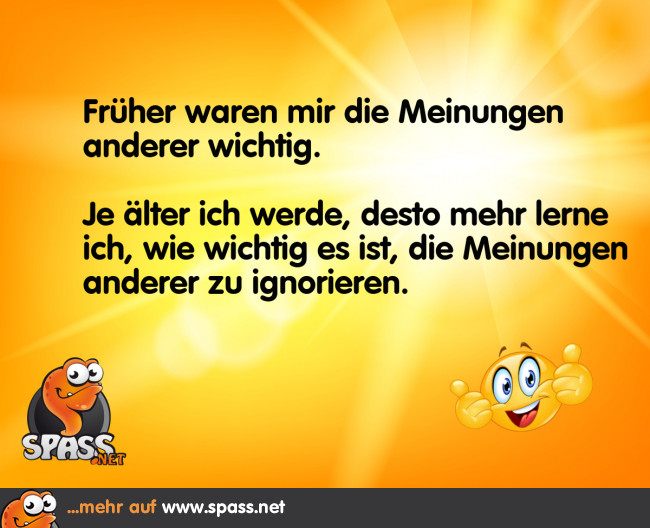 Nur die eigene Meinung zählt Lustige Bilder auf