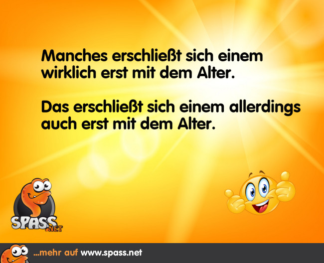 Altersweisheiten Lustige Bilder auf
