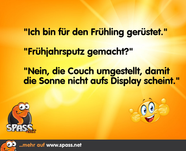 Der Frühling kann kommen Lustige Bilder auf