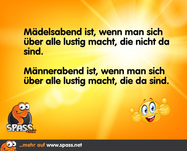 Mädelsabend vs. Männerabend Lustige Bilder auf