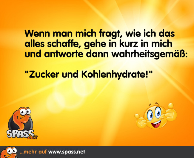 Zucker macht’s möglich Lustige Bilder auf