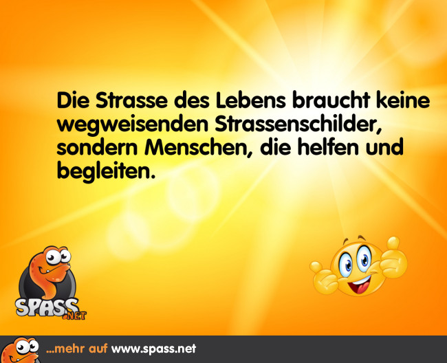 Die Strasse des Lebens Lustige Bilder auf