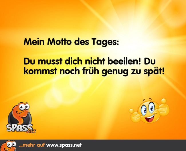 Tagesmotto Lustige Bilder auf