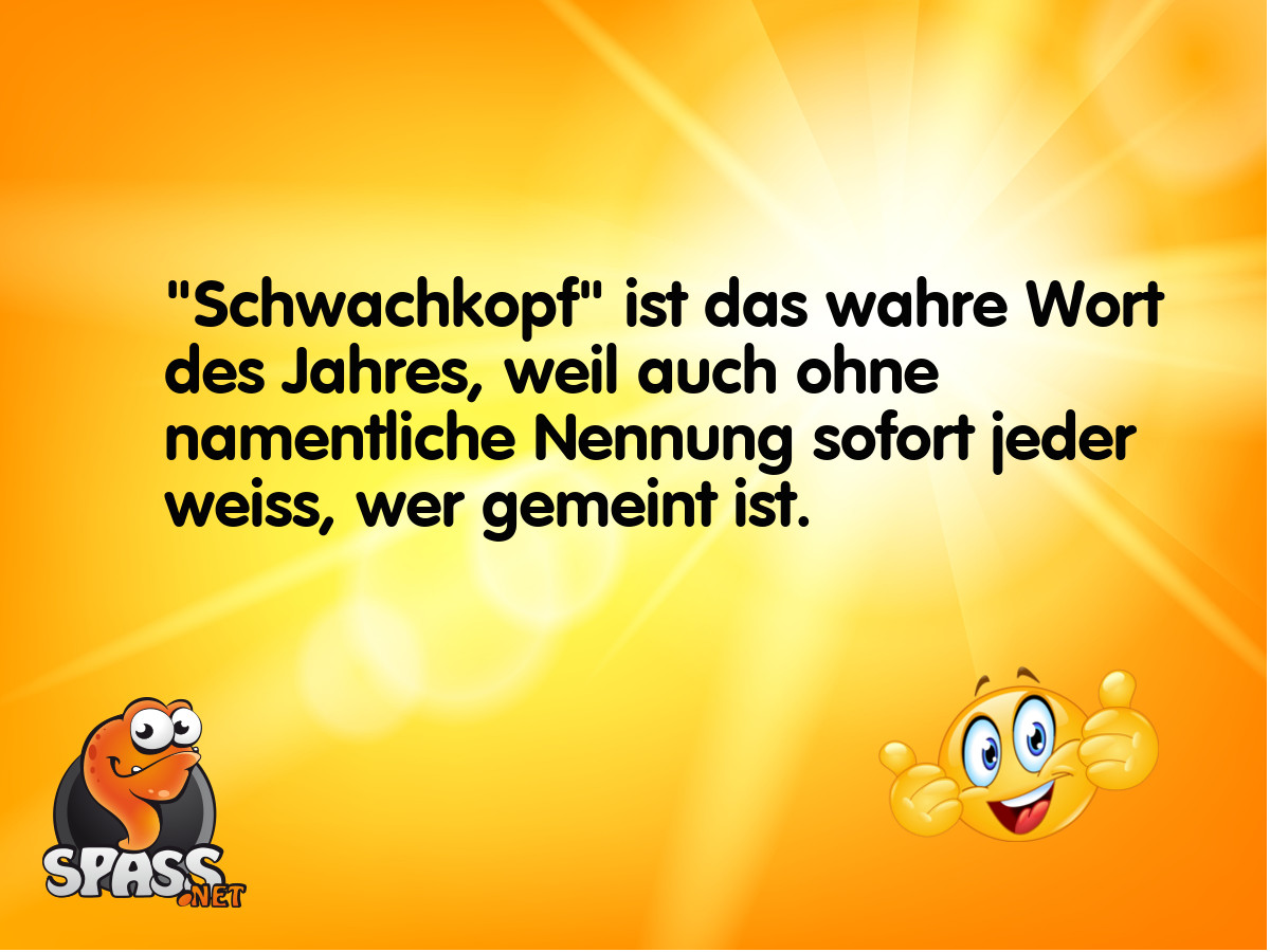 Das eigentliche Wort des Jahres | Lustige Bilder auf Spass.net