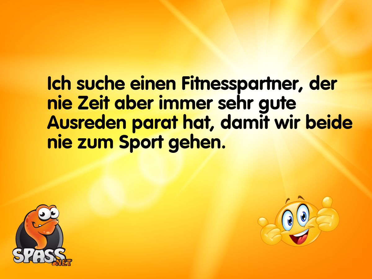 Lustige Fitness Sprche